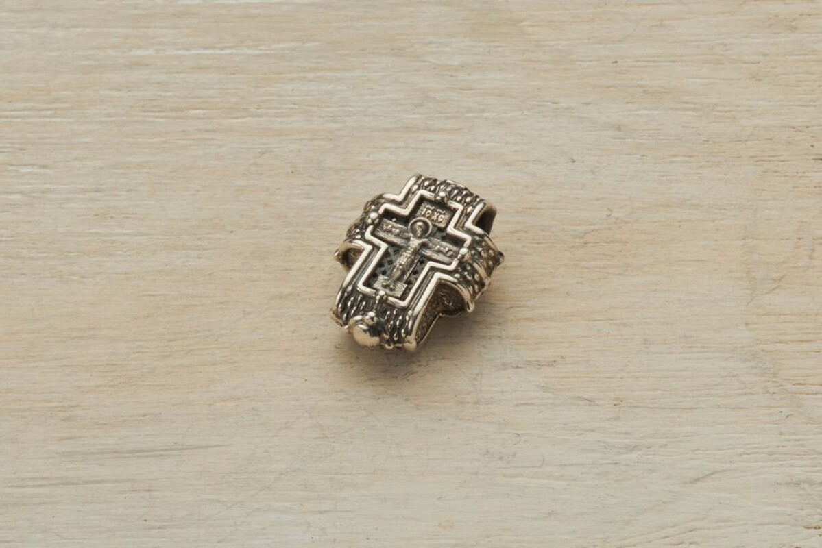 Купить серебряный крест с Архангелом Михаилом артикул 101_5049 ...