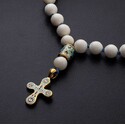 Чётки из бивня мамонта с крестом