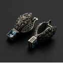 Серьги с топазами "Херувимы"