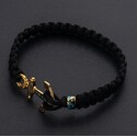 Браслет "Надежда" с черной эмалью
