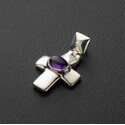 Крест с аметистом