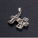 Крест складень с лозой нательный
