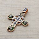 Православный крест с эмалью