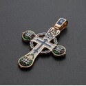 Православный крест с эмалью