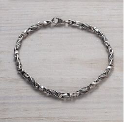 Литые браслеты серебро с родием