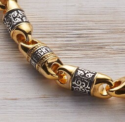 Цепи серебро с позолотой