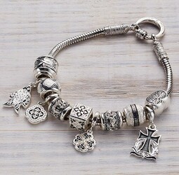 Бусины серебро 925 пробы