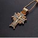 Голгофский православный крест с орнаментом