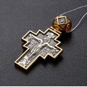 Православный крест "Распятие. Икона Божией Матери «Неопалимая Купина»."