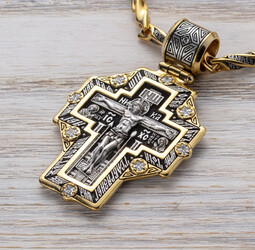 Крестики с фианитами